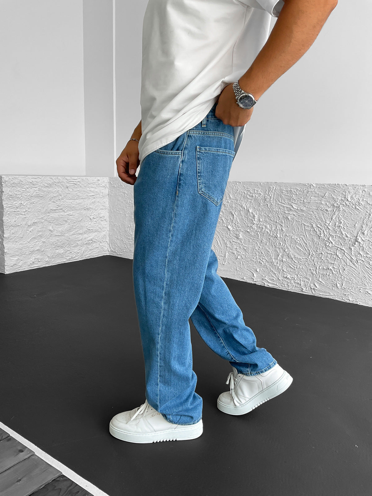 Blue Baggy Jeans