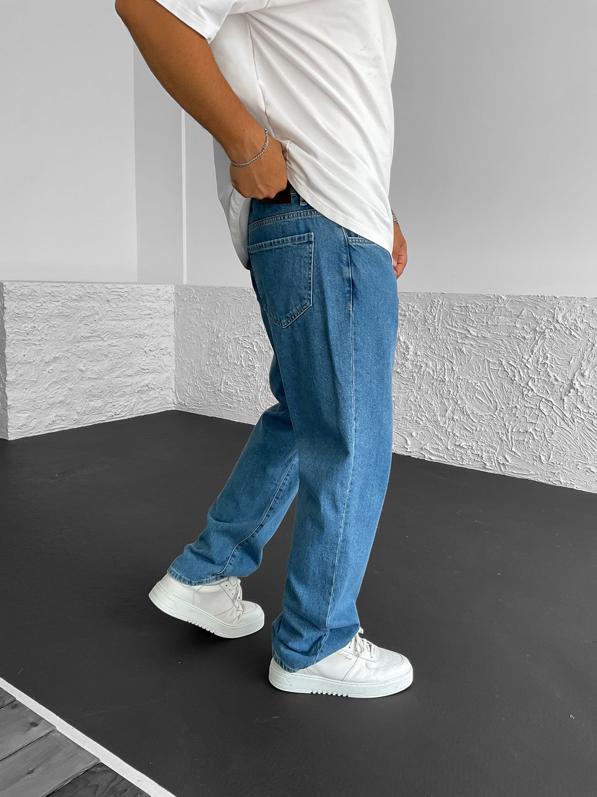 Blue Baggy Jeans