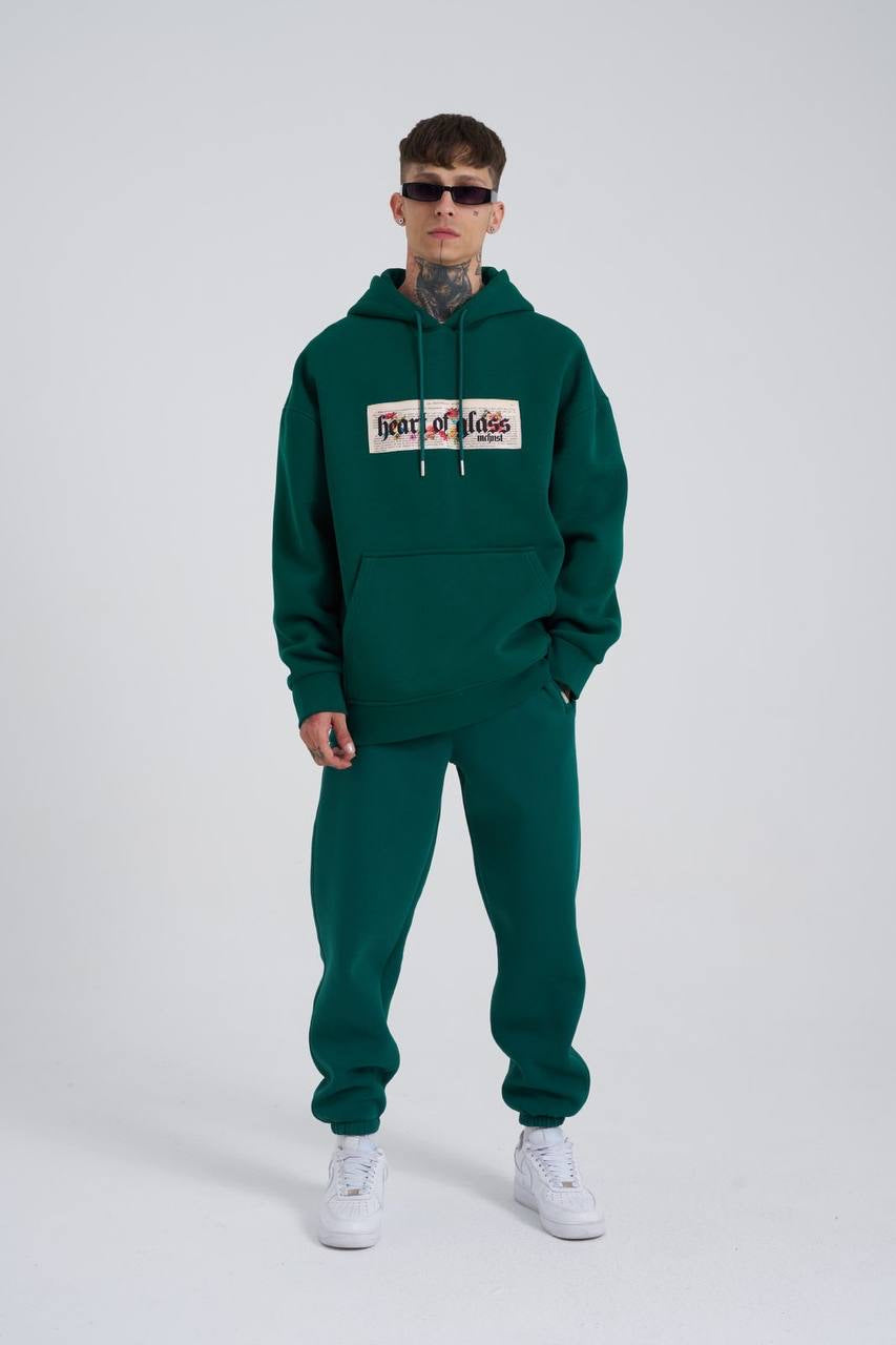 Petrol Heart of Glass Hoodie