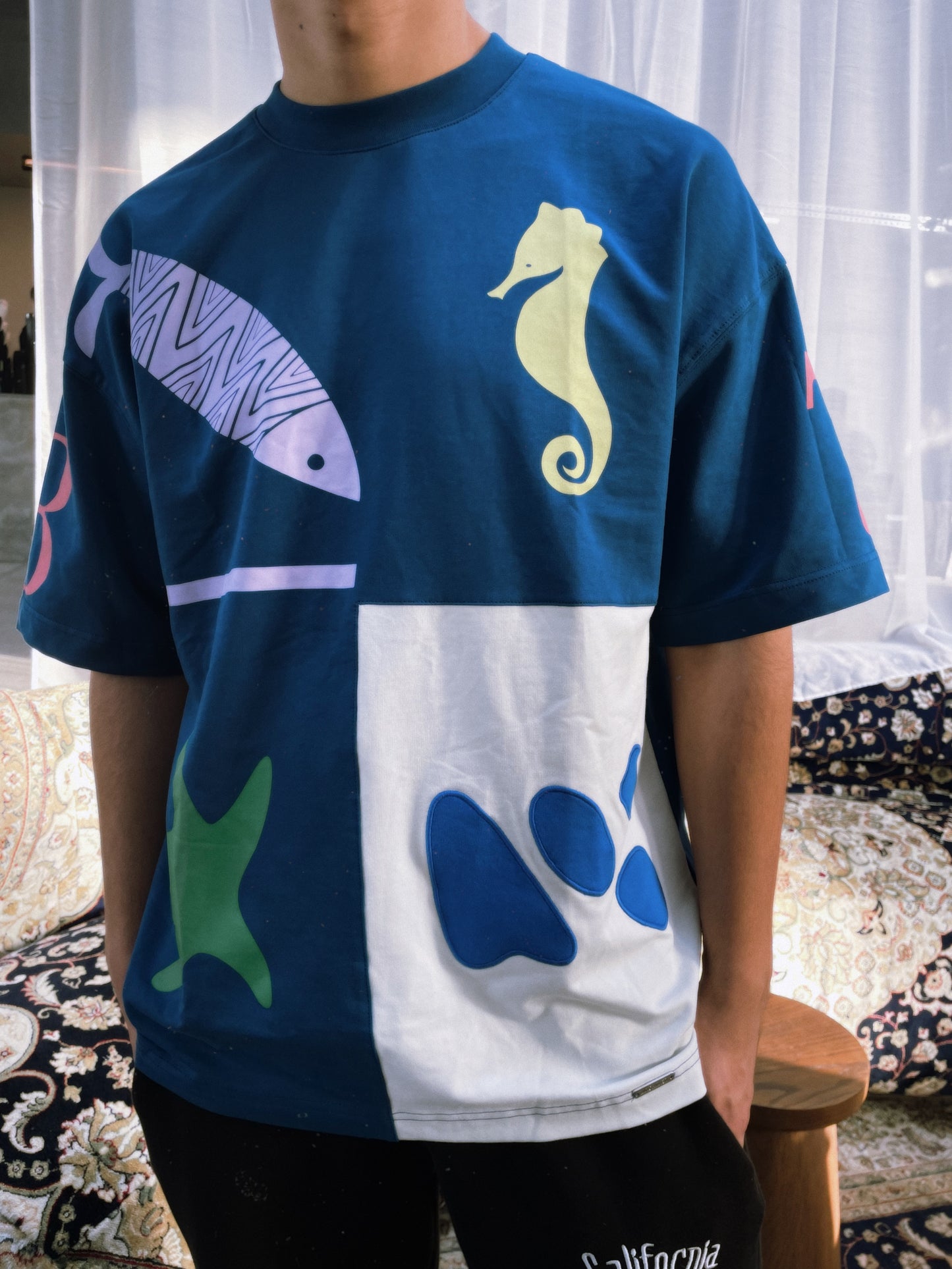 INDIGO 87 SEA SHELLS T-SHIRT