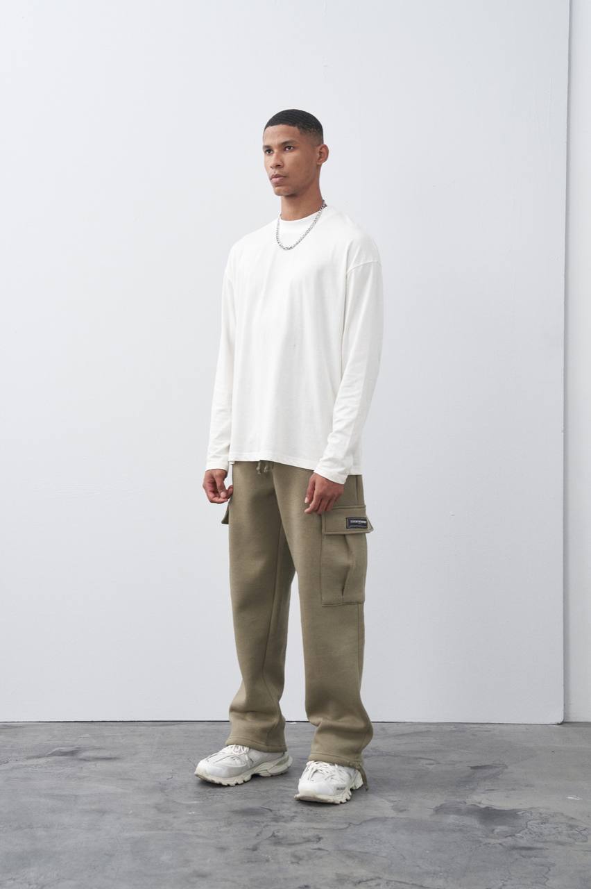 Khaki Cargo Jogger