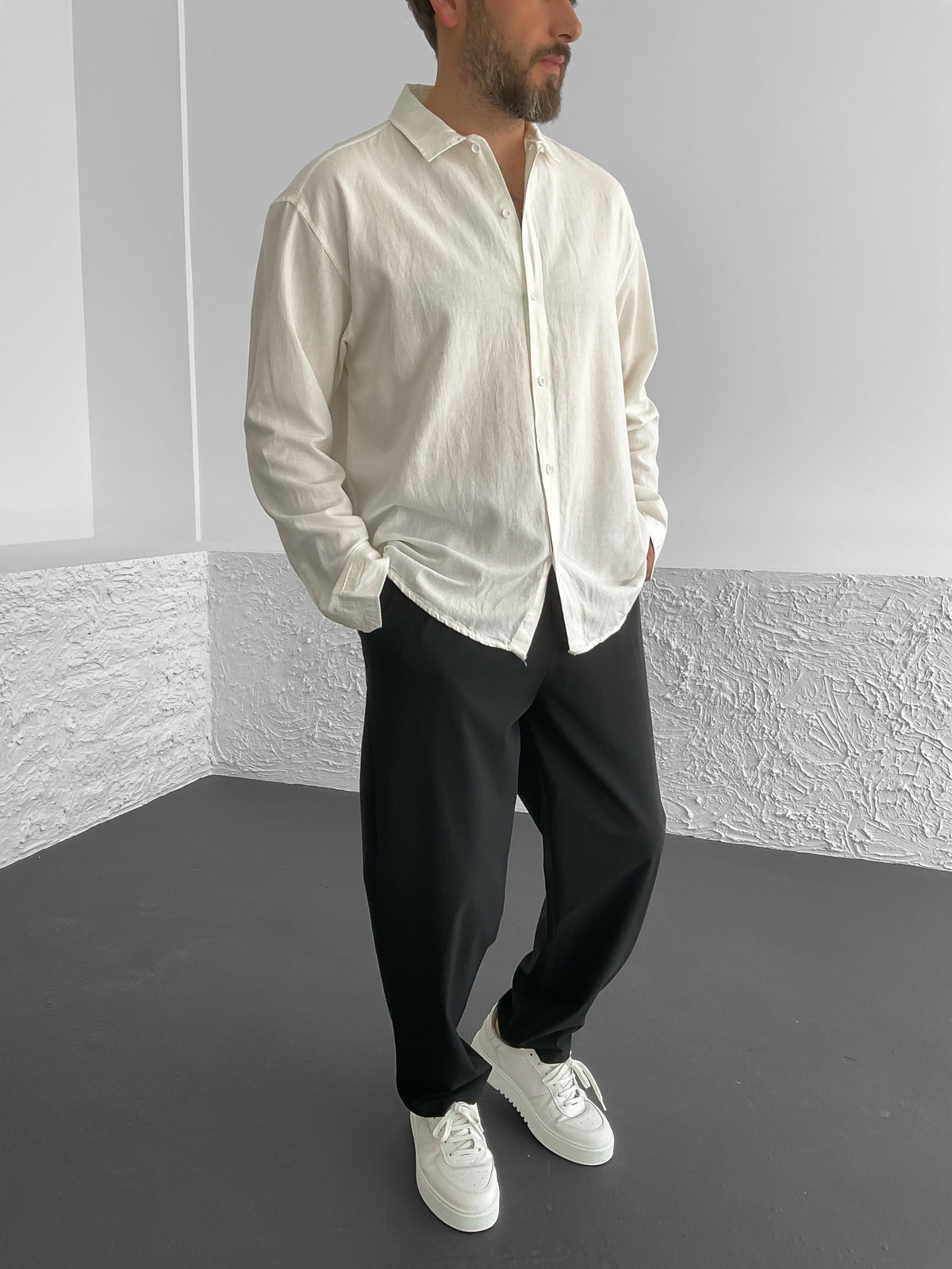 White Long Sleeve Shirt