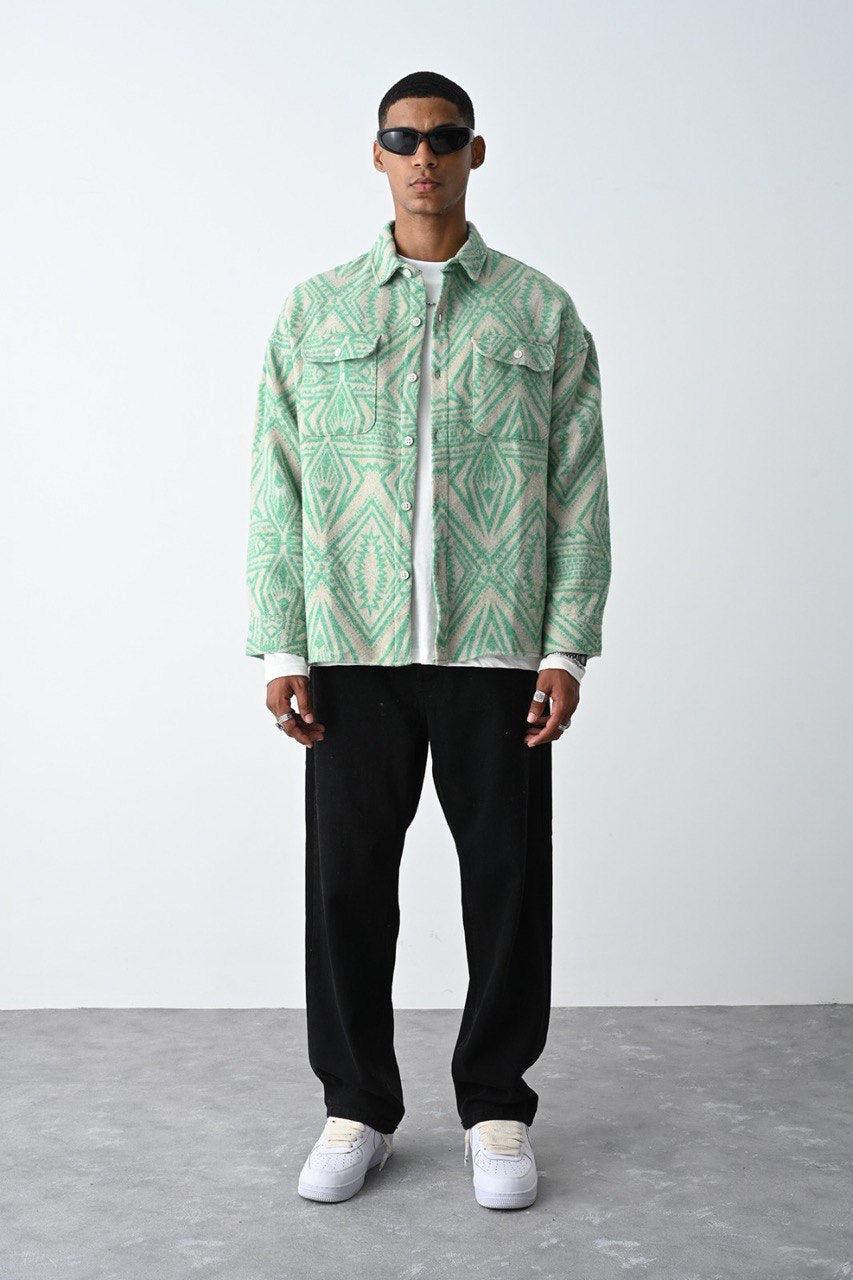 Benetton Pattern Lumberjack Shirt