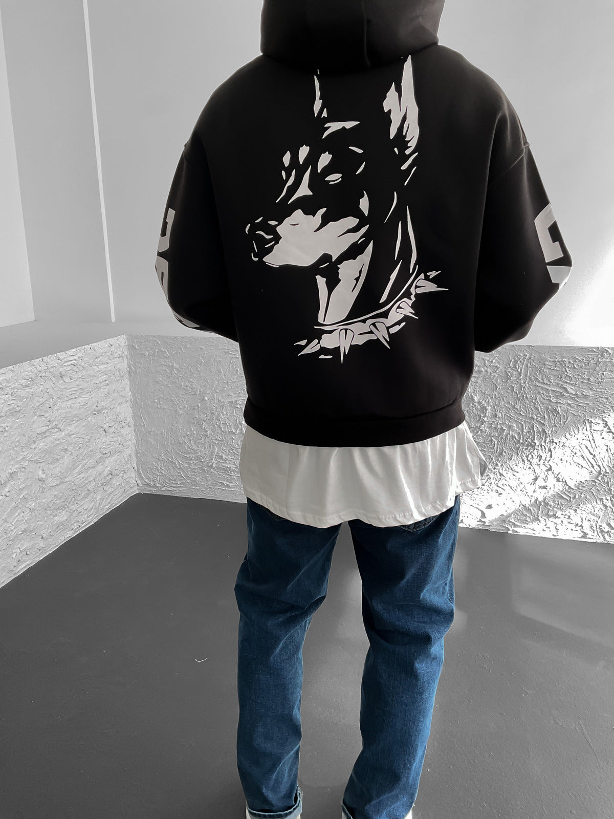 Black Doberman Hoodie