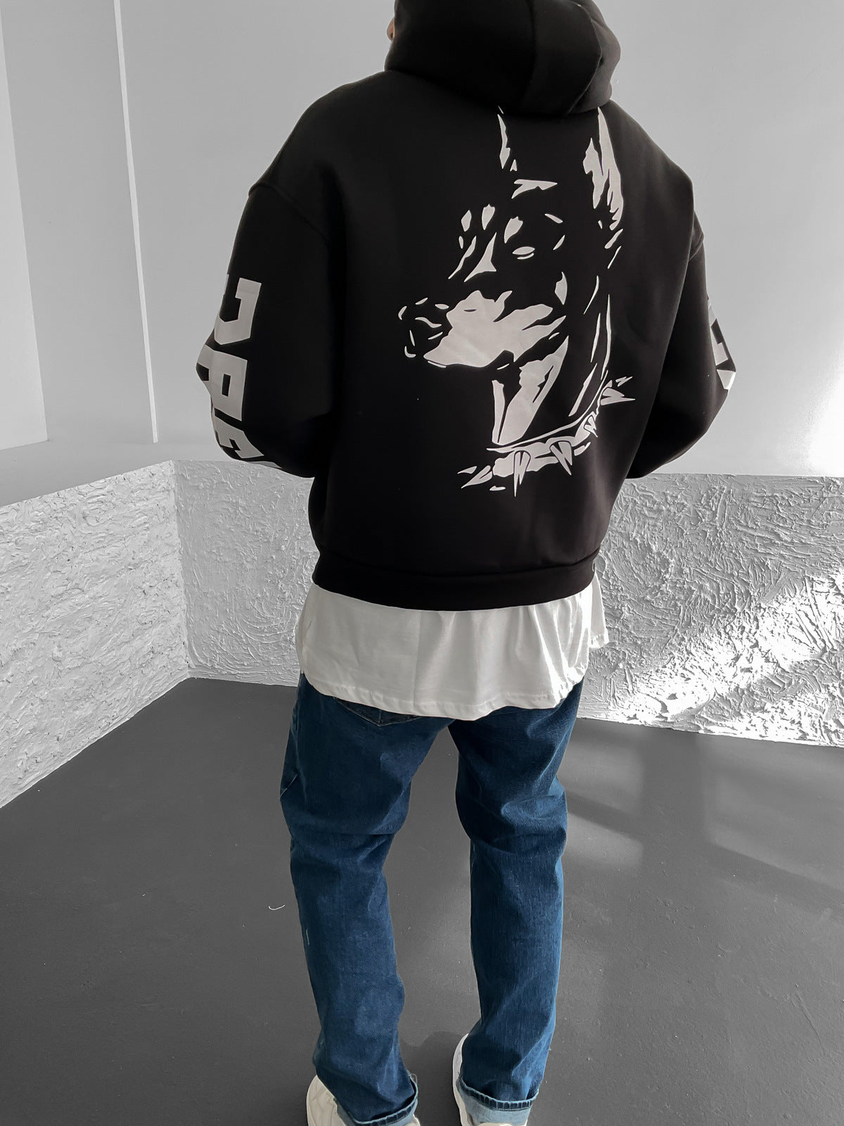 Black Doberman Hoodie