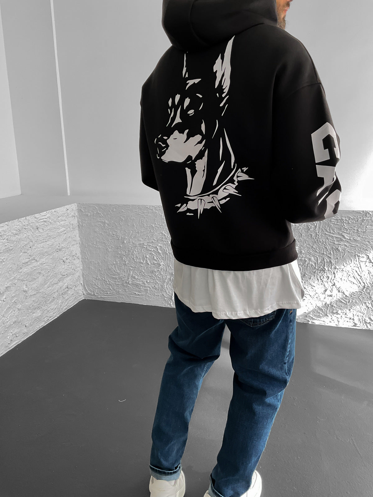 Black Doberman Hoodie