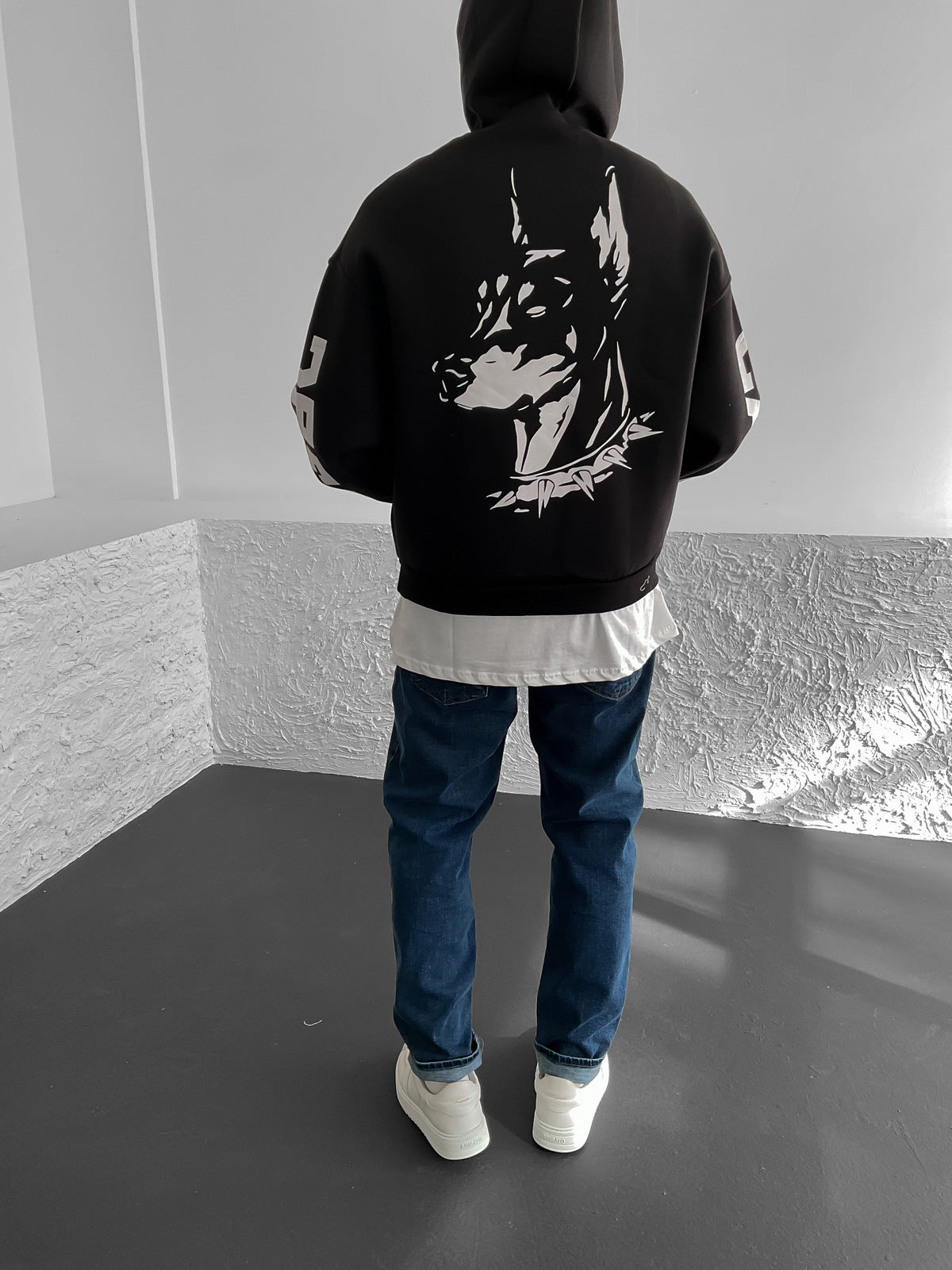 Black Doberman Hoodie