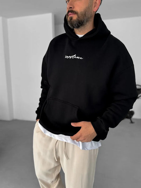 BLACK ANTIQUE HOODIE