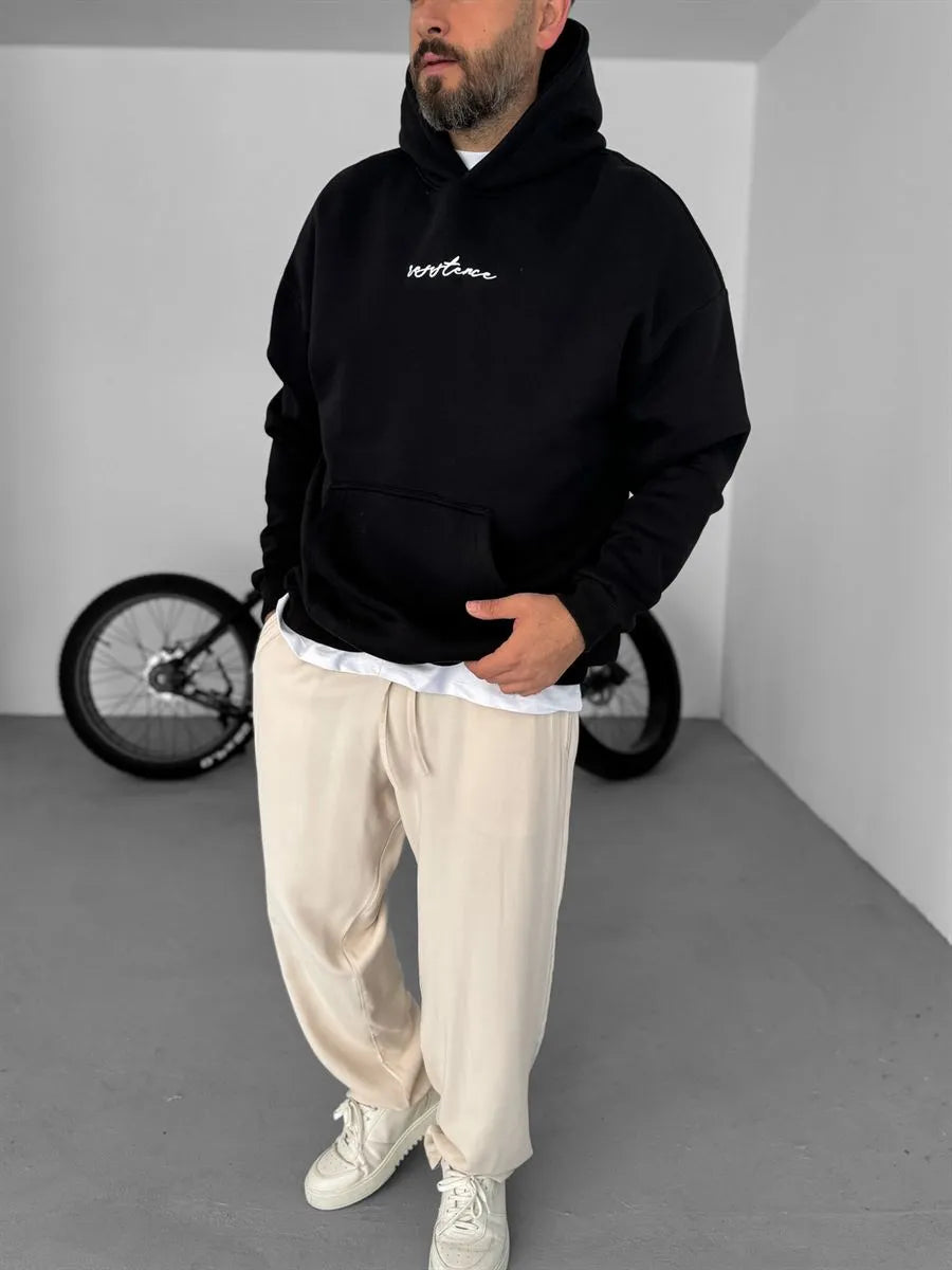 BLACK ANTIQUE HOODIE