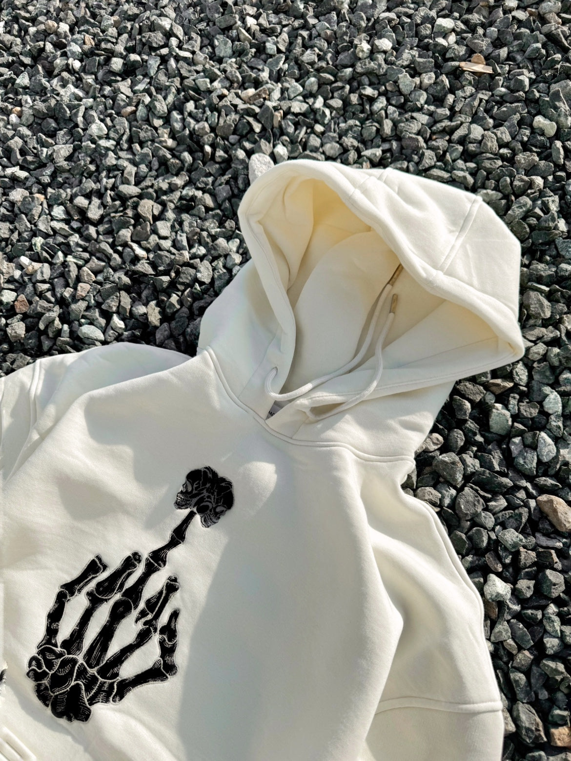 White Skull Hoodie