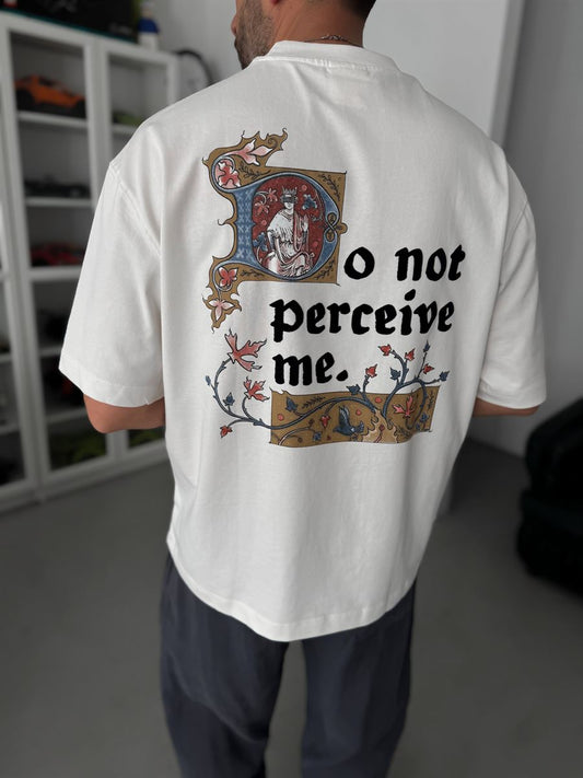 WHITE NOT PERCEIVE T-SHIRT
