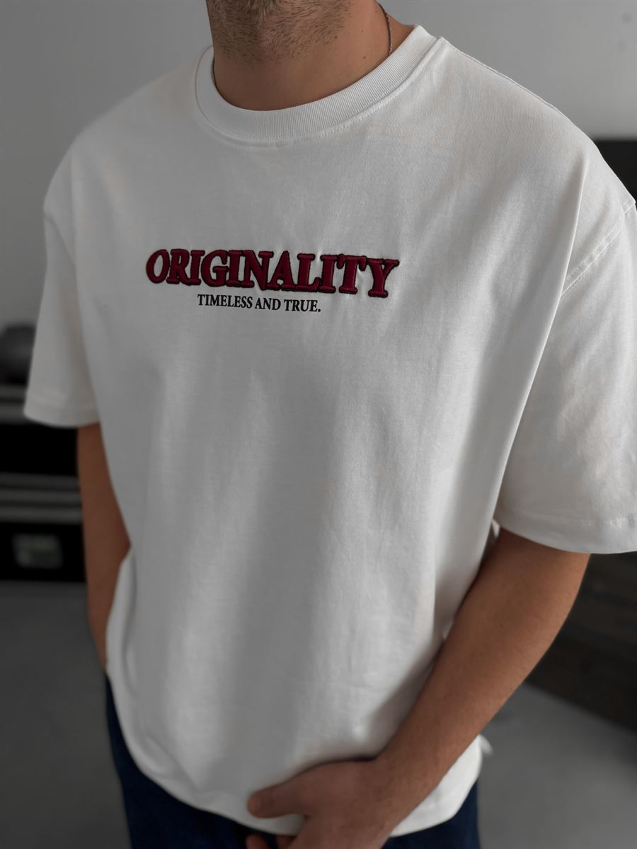 WHITE STATUE OF LIBERTY T-SHIRT