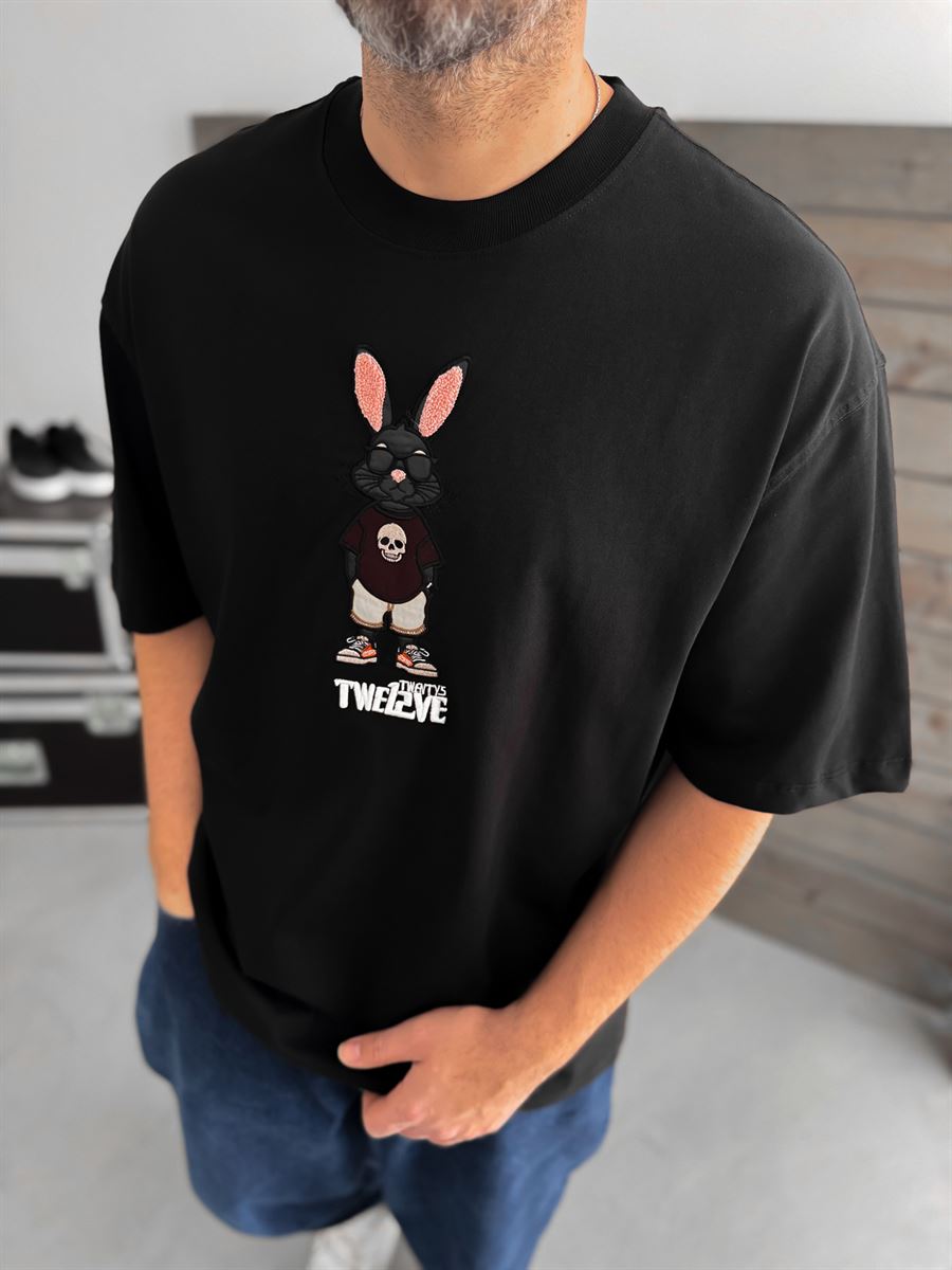 BLACK BUNNY T-SHIRT