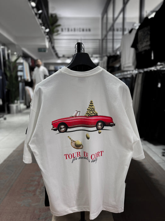 WHITE TOUR DE CORT T-SHIRT