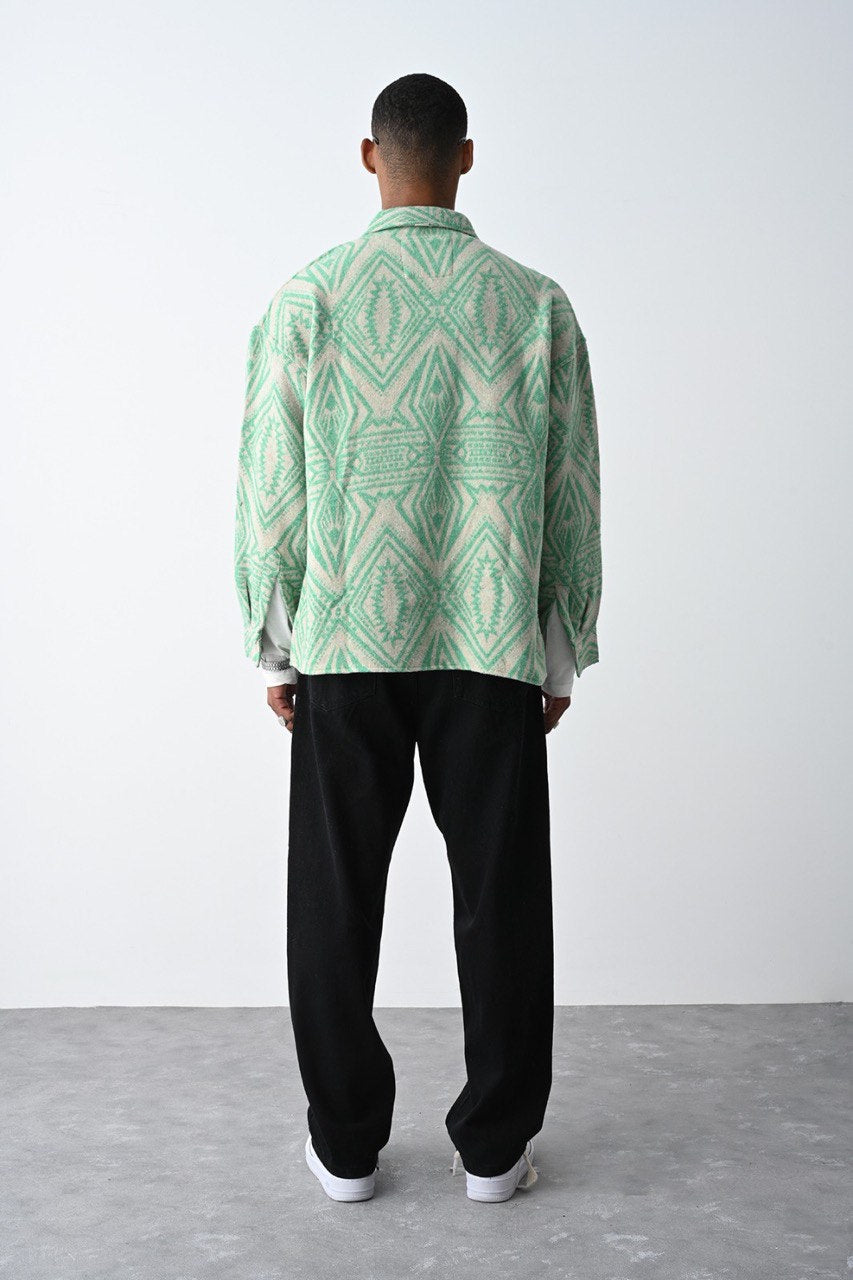 Benetton Pattern Lumberjack Shirt