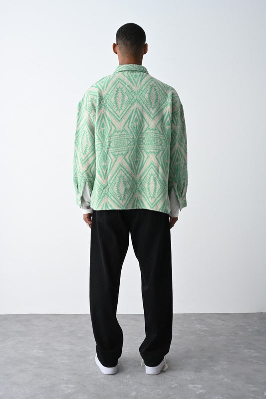 Benetton Pattern Lumberjack Shirt