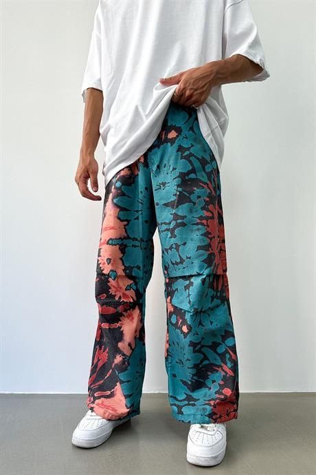 Blue Parachute Pants