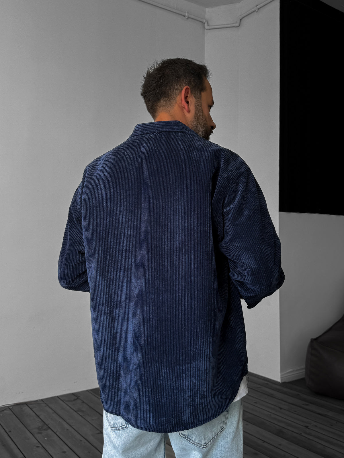 BLUE VELVET SHIRT