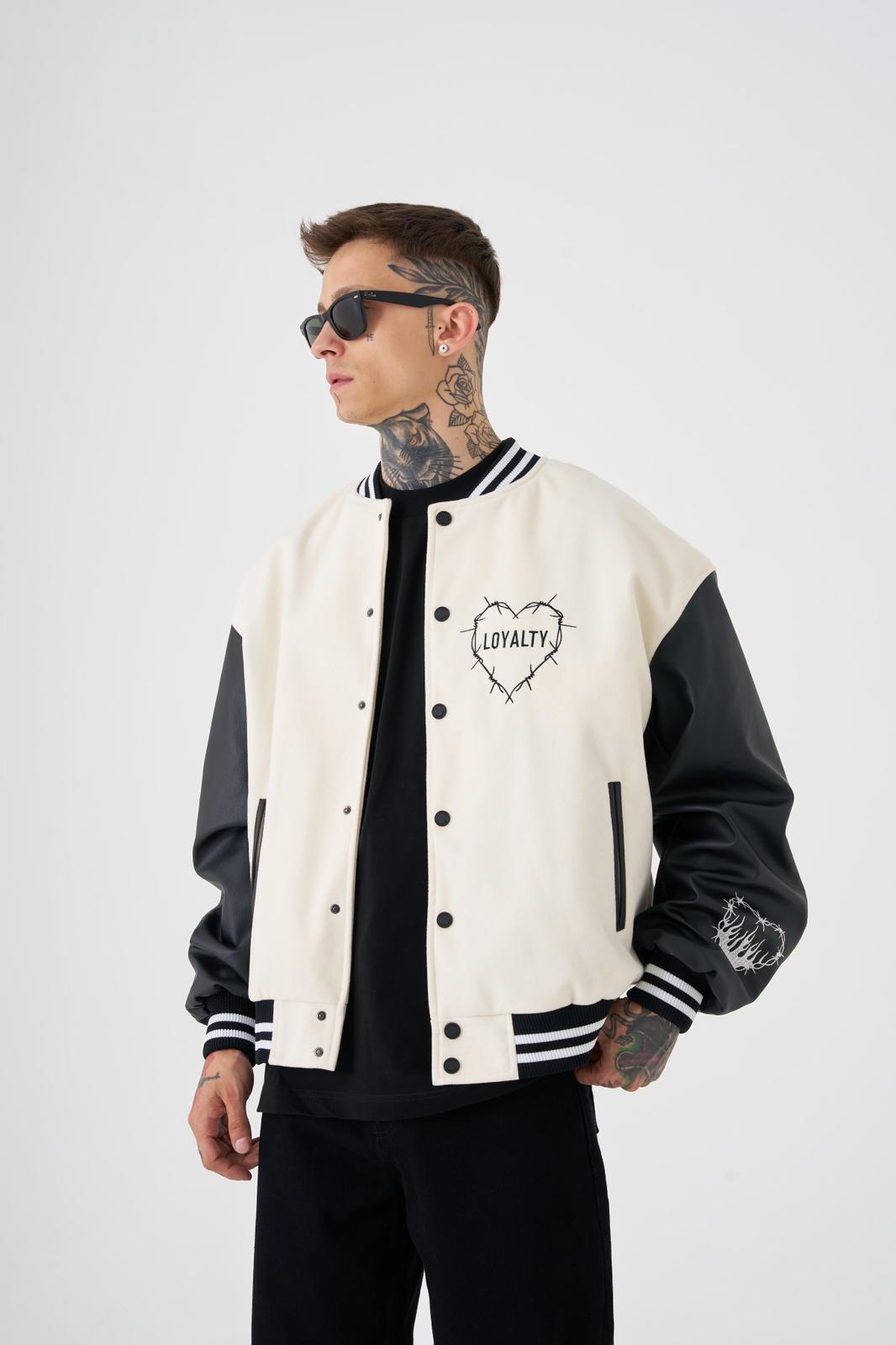White Bomber Jacket