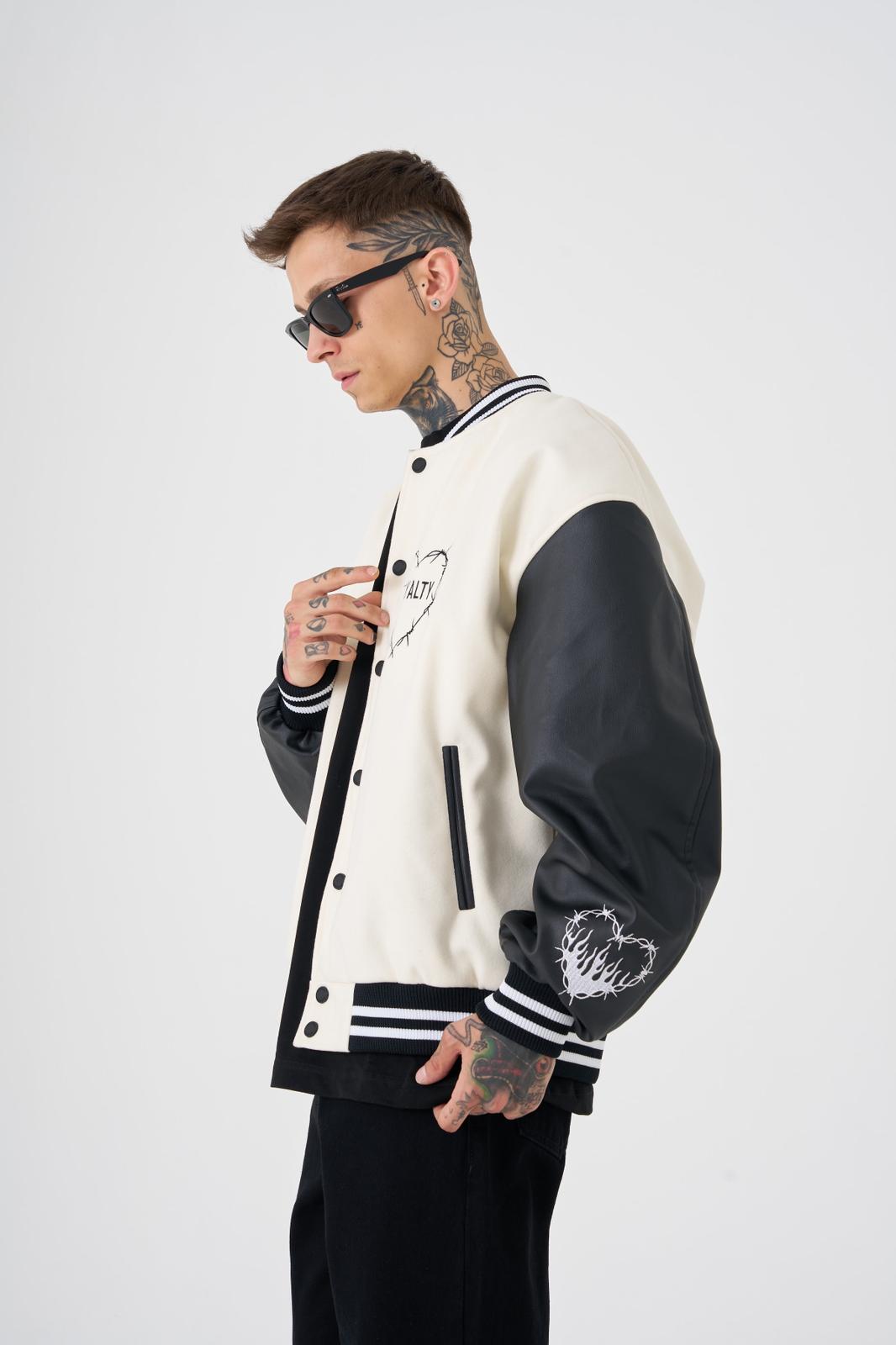 White Bomber Jacket