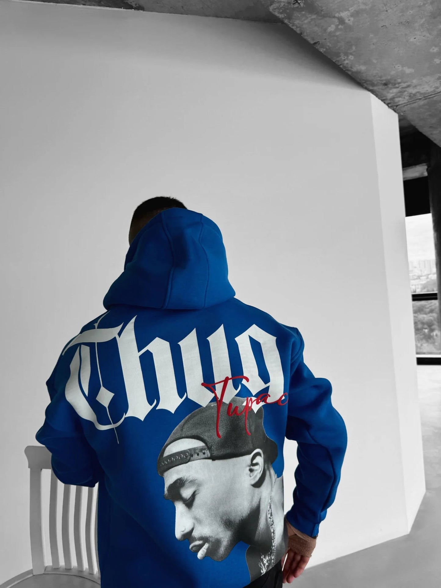 Blue Tupac Hoodie