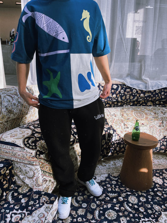 INDIGO 87 SEA SHELLS T-SHIRT