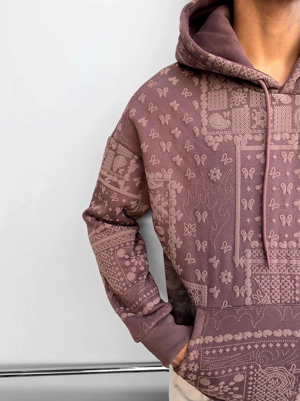 Coffee Patterned Hoodie