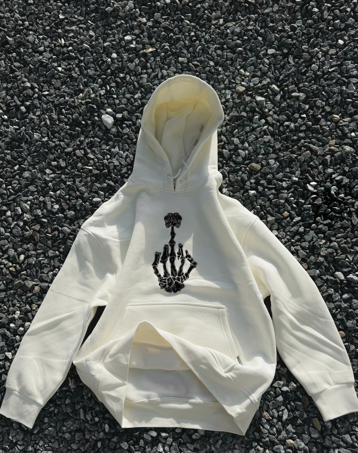 White Skull Hoodie