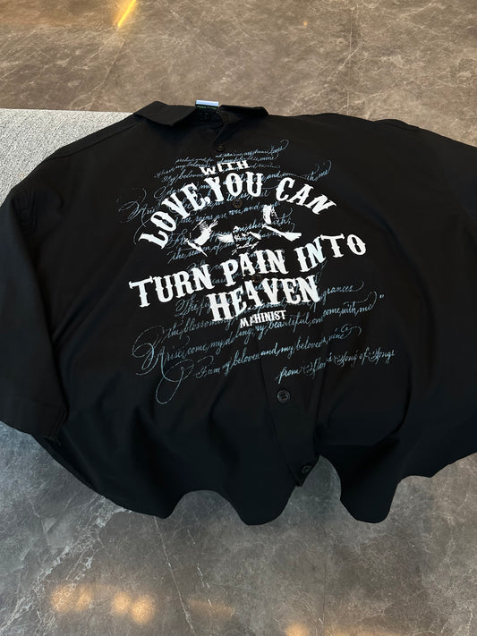 BLACK HEAVEN COTTON SHIRT