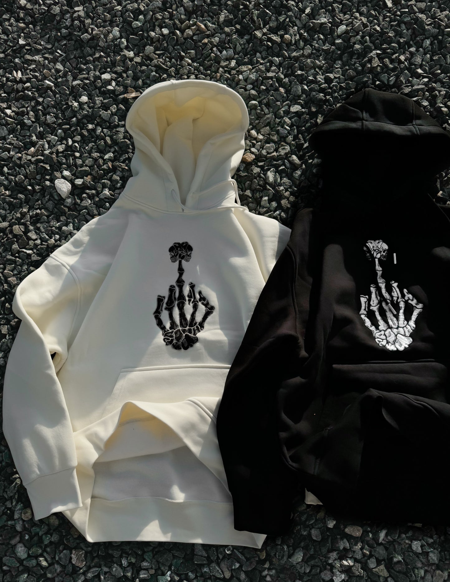 White Skull Hoodie