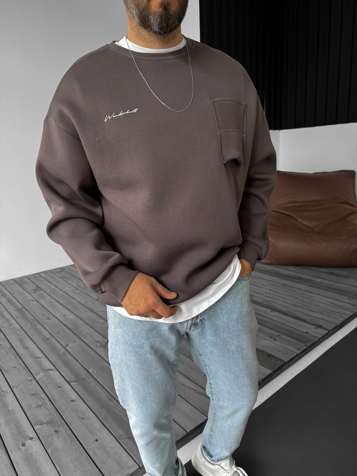 FUME EMBROIDERED SWEATSHIRT