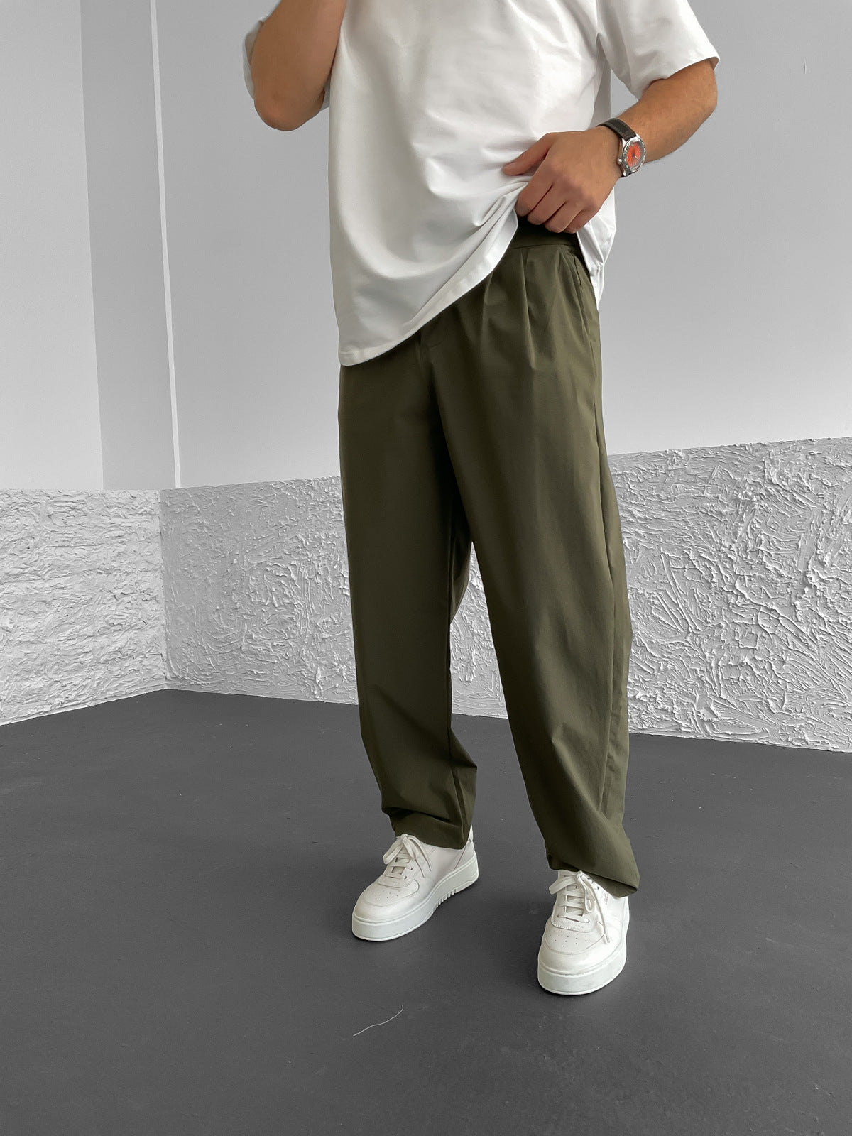 Khaki Basic Parachute Trousers