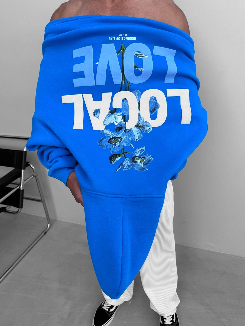Blue Local Love Hoodie