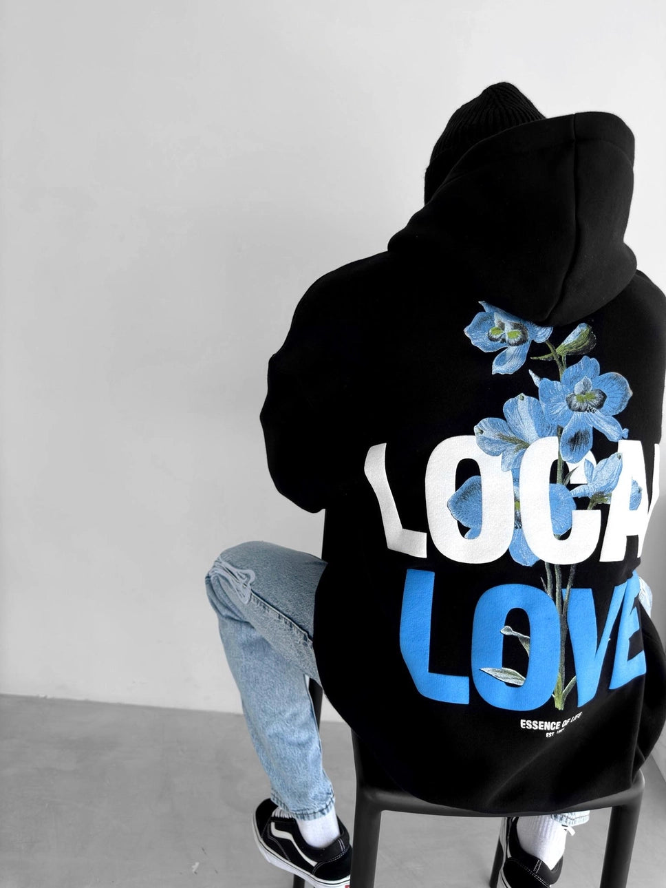 Black Local Love Hoodie