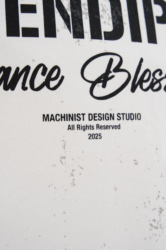 WHITE SERENDIPITY T-SHIRT