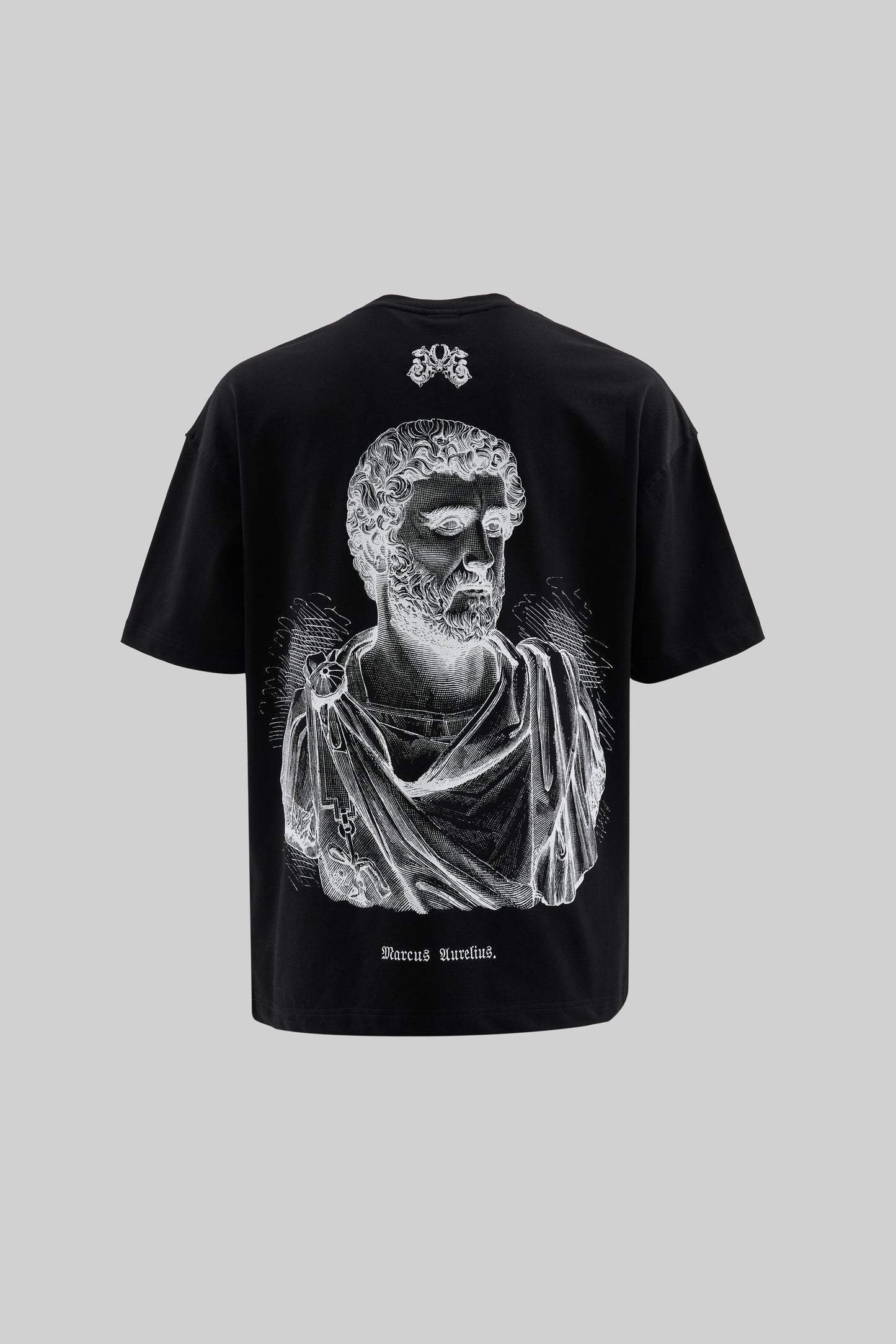 BLACK MARCUS AURELIUS T-SHIRT
