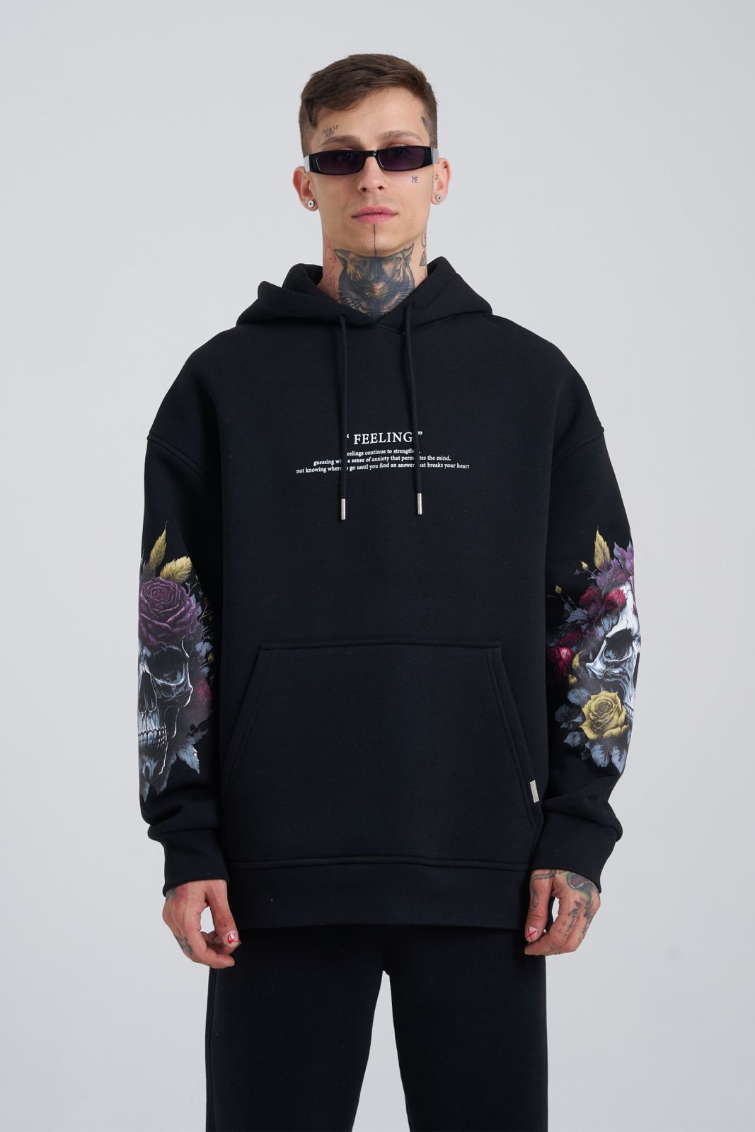 Black Skeleton Hoodie