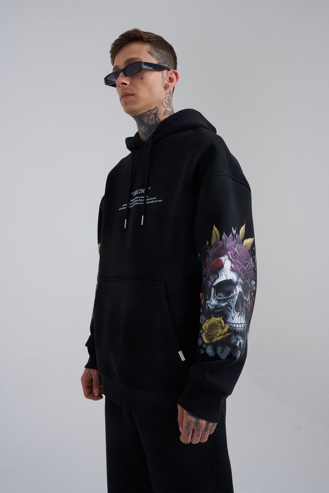 Black Skeleton Hoodie