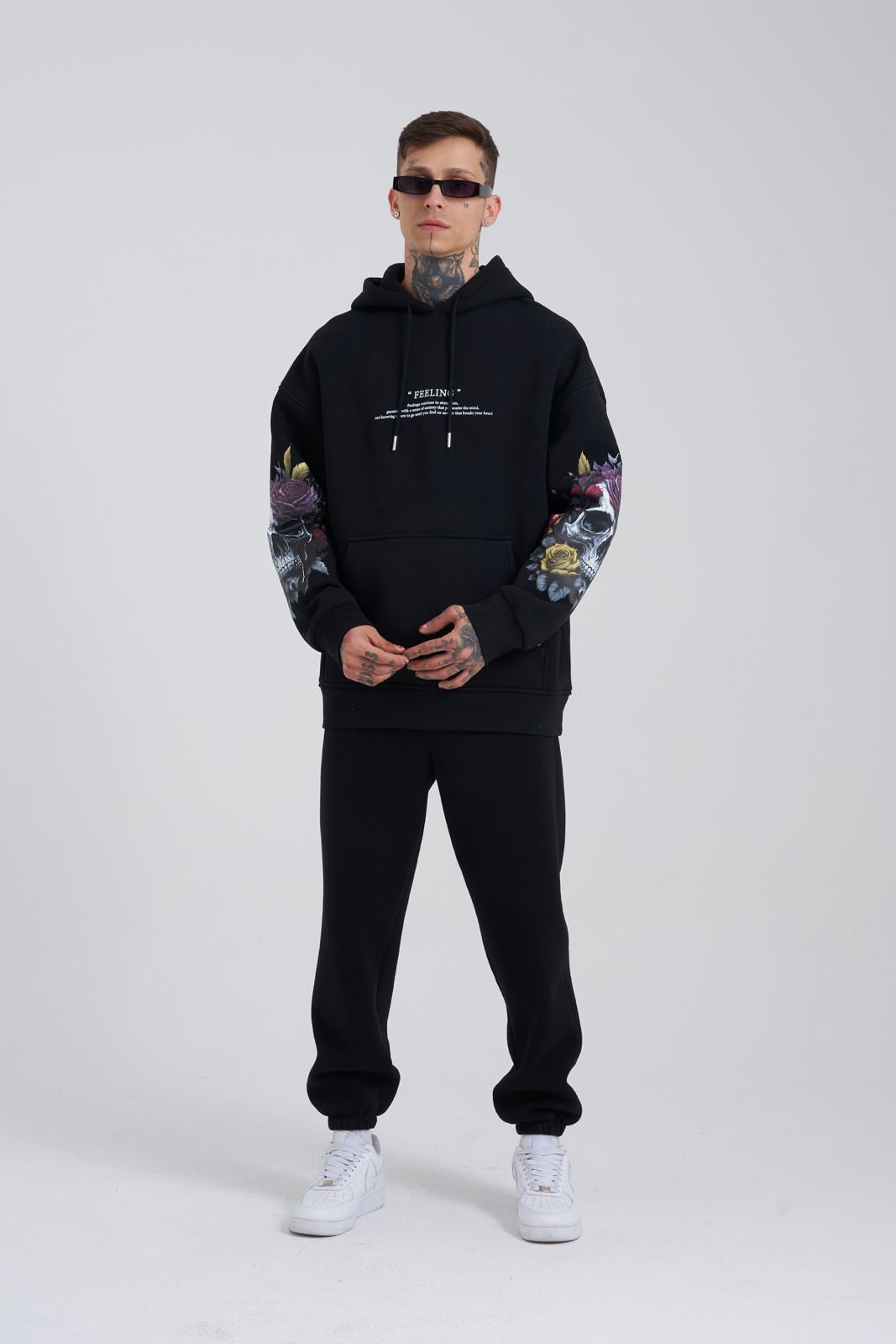 Black Skeleton Hoodie