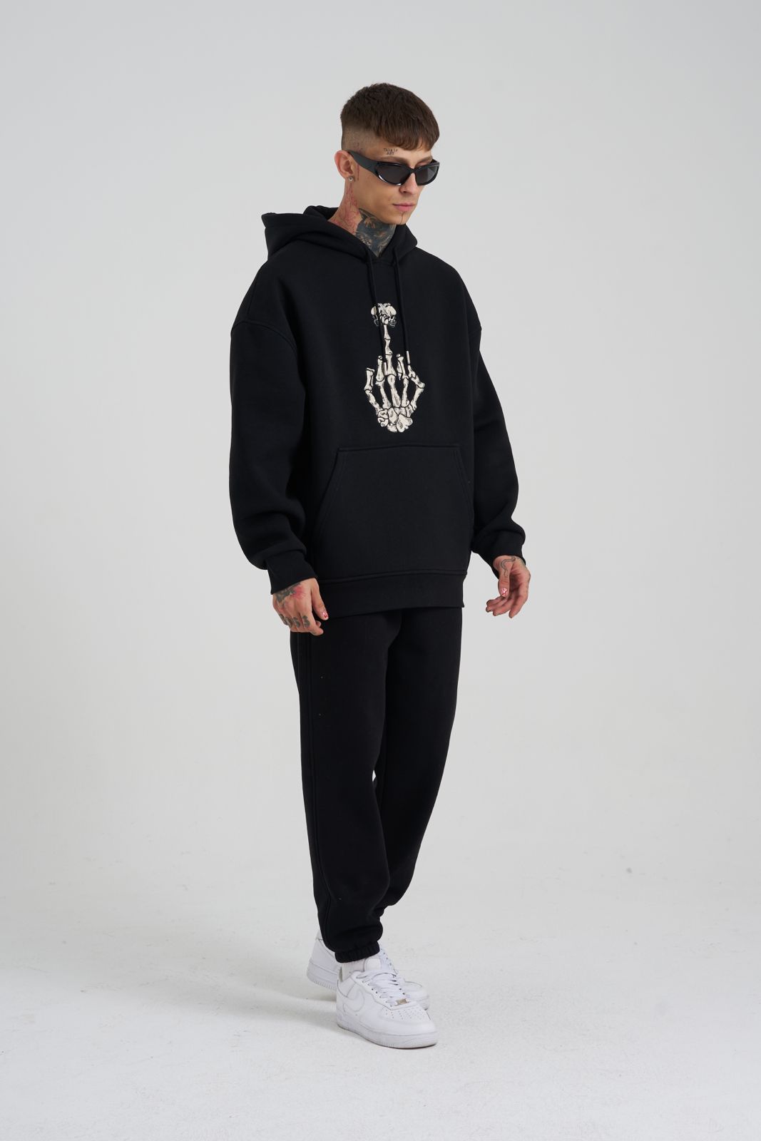 Black Skull Hoodie