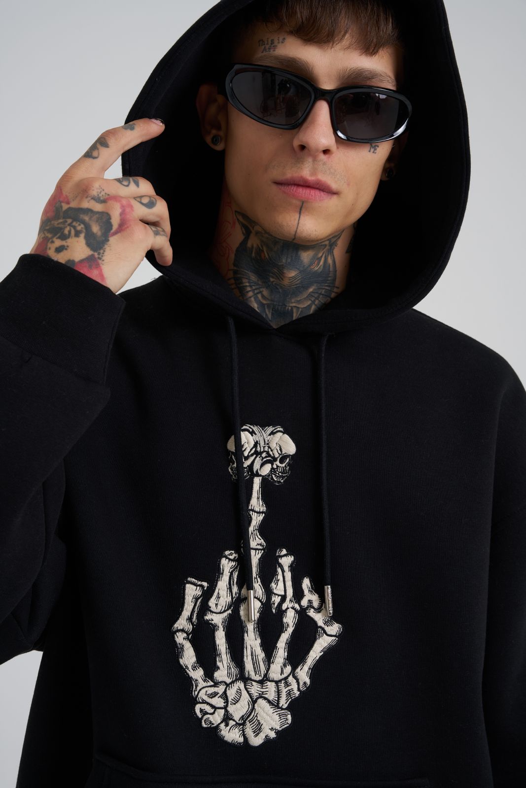 Black Skull Hoodie