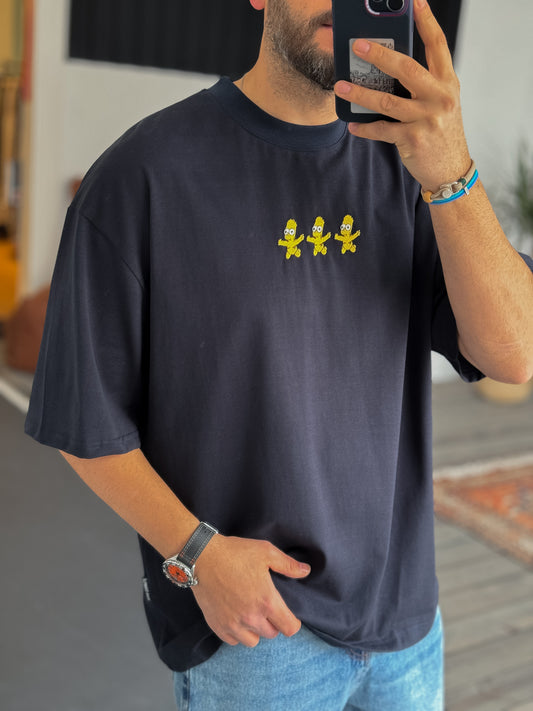 NAVY BLUE SIMPSON T-SHIRT