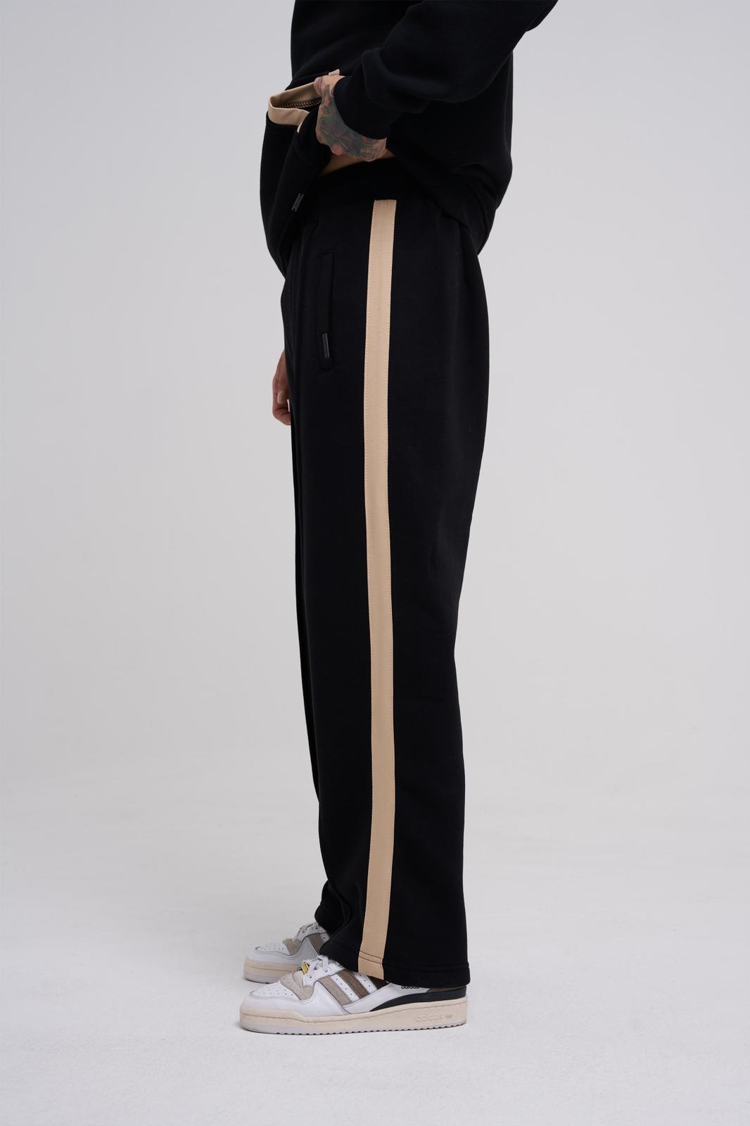 Black Gold Stripe Jogger
