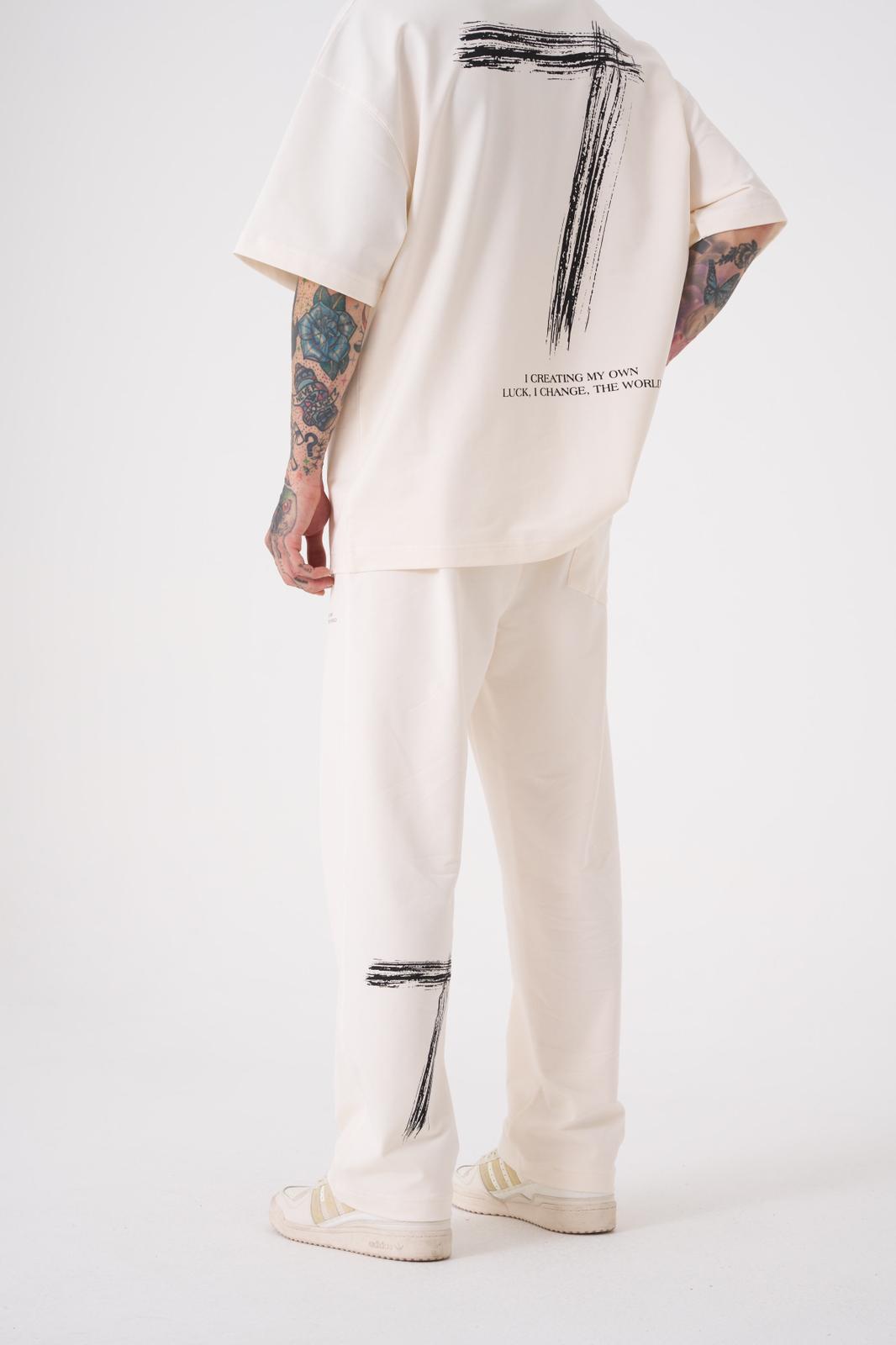 Optic White 7 Jogger