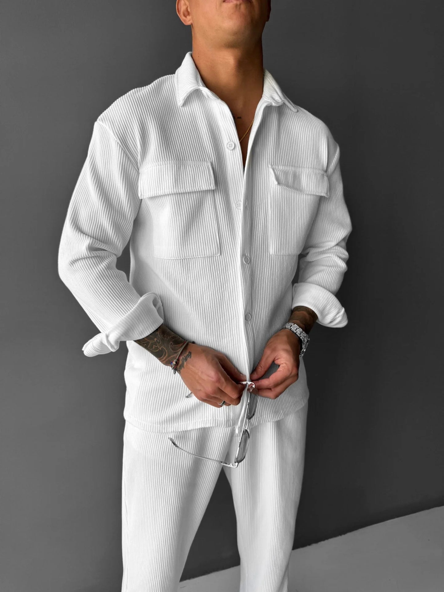 WHITE CORD SET