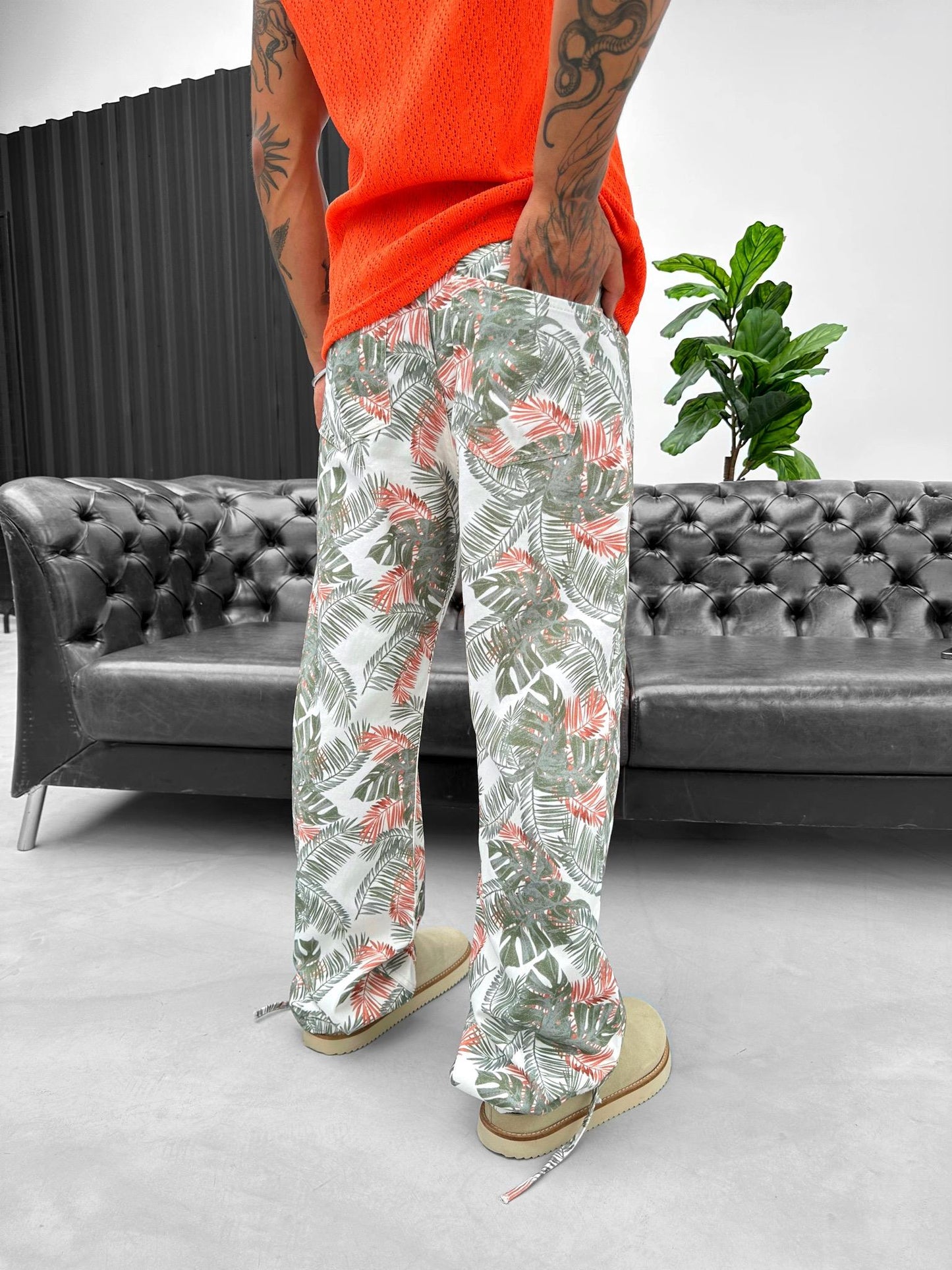 Palm Baggy Pants