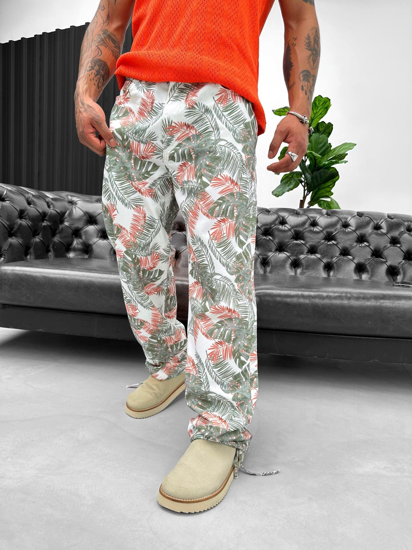 Palm Baggy Pants