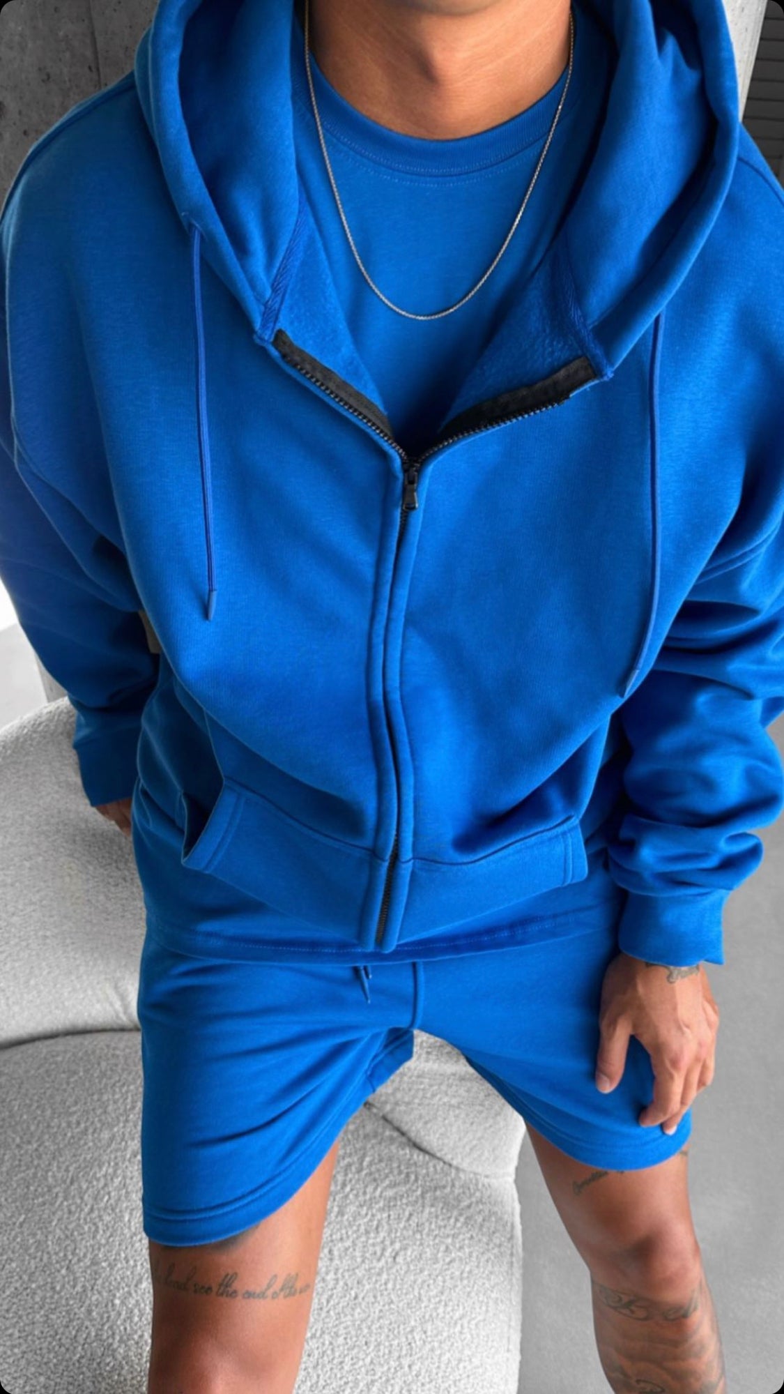 Blue Oversize Jacket