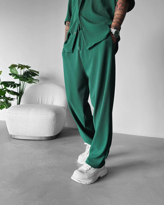 Petrol Linen Set