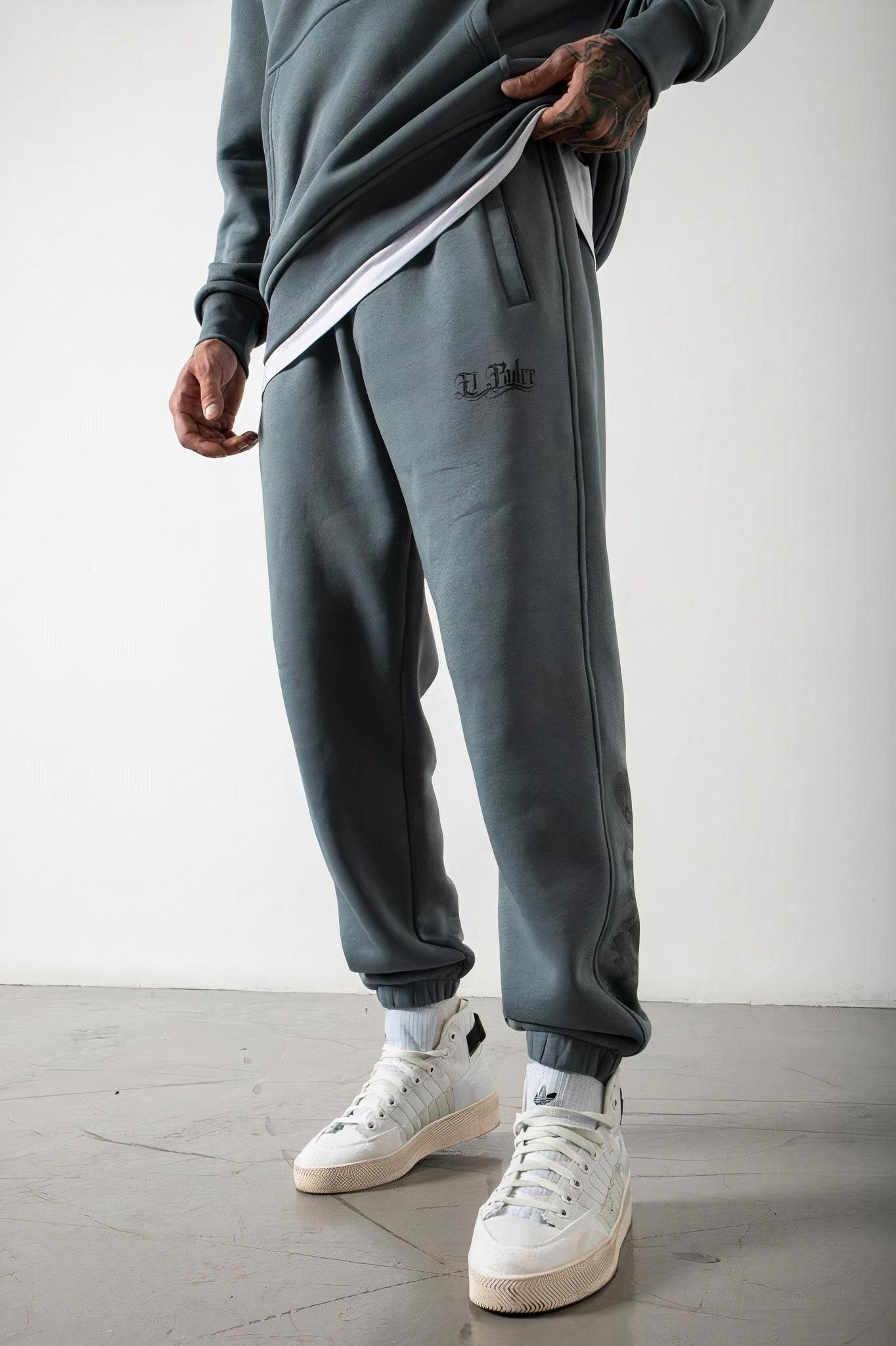 Petrol Blue El Padre Joggers